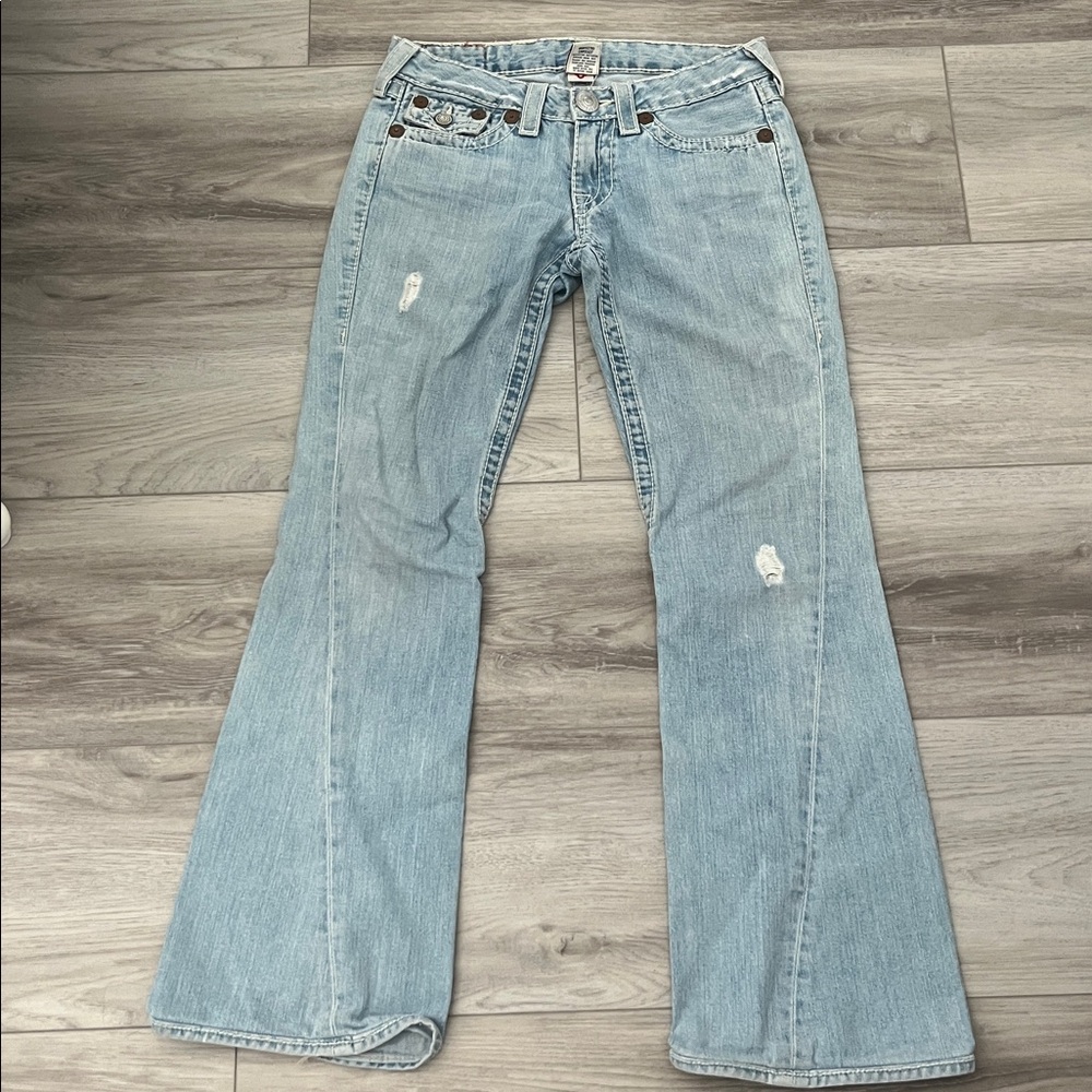 True Religion Light Blue Denim Jeans